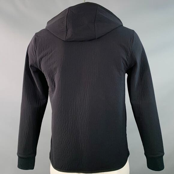 JAMES PERSE Size L Black Polyamide Blend Hooded Jacket - Picture 3 of 6